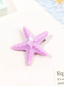 Summer Starfish Hair Clip