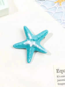 Summer Starfish Hair Clip