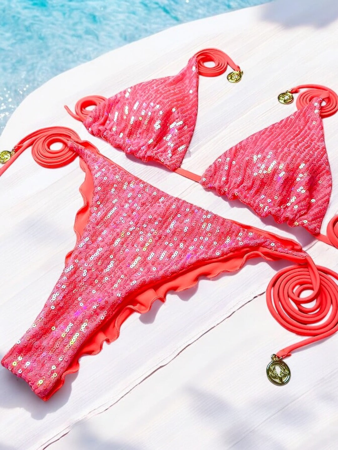 Los Angeles Sparkle Set – Nalu Bay Swimwear
