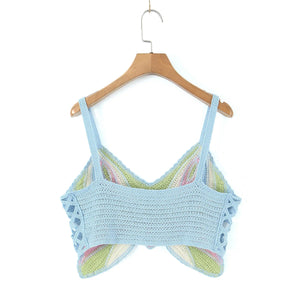 Y2K Butterfly Knit Tank