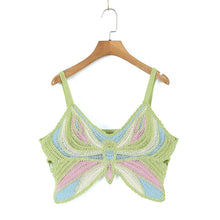 Y2K Butterfly Knit Tank